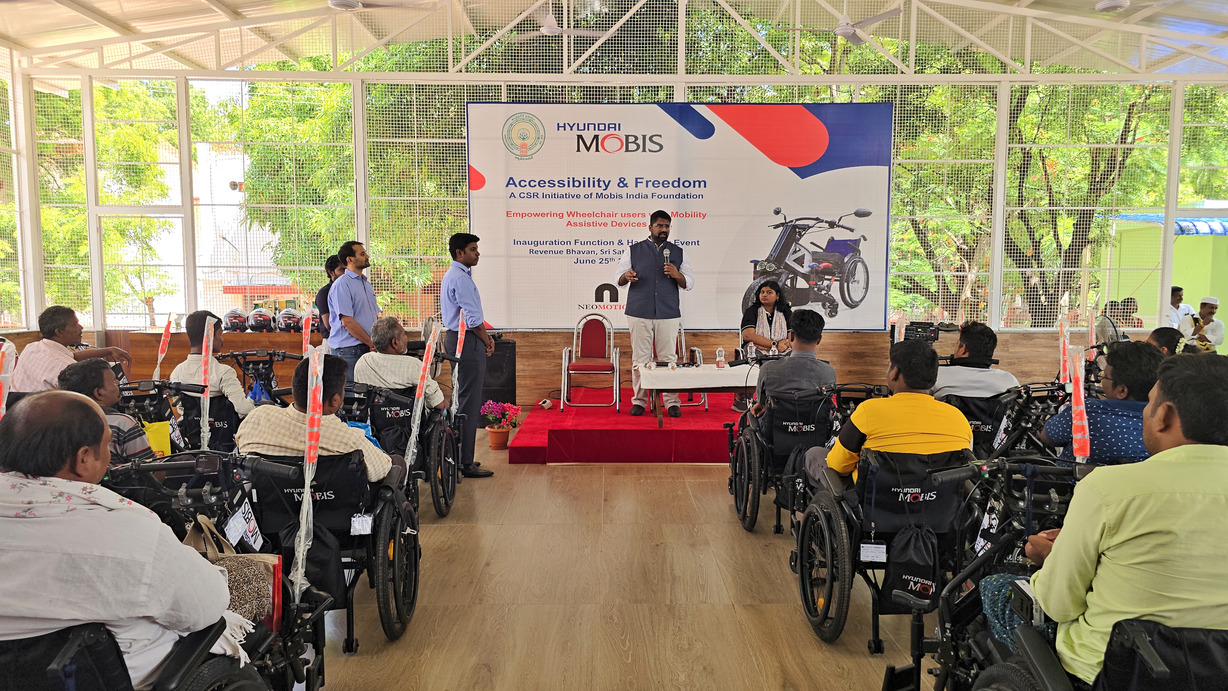 Mobis India Foundation Empowers 48 Wheelchair Users in Andhra Pradesh 